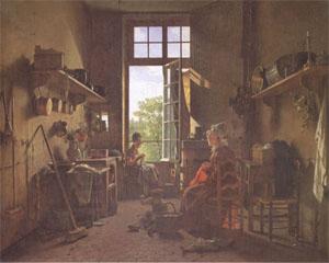 Martin  Drolling Interior of a Kitchen (mk05) oil painting picture
